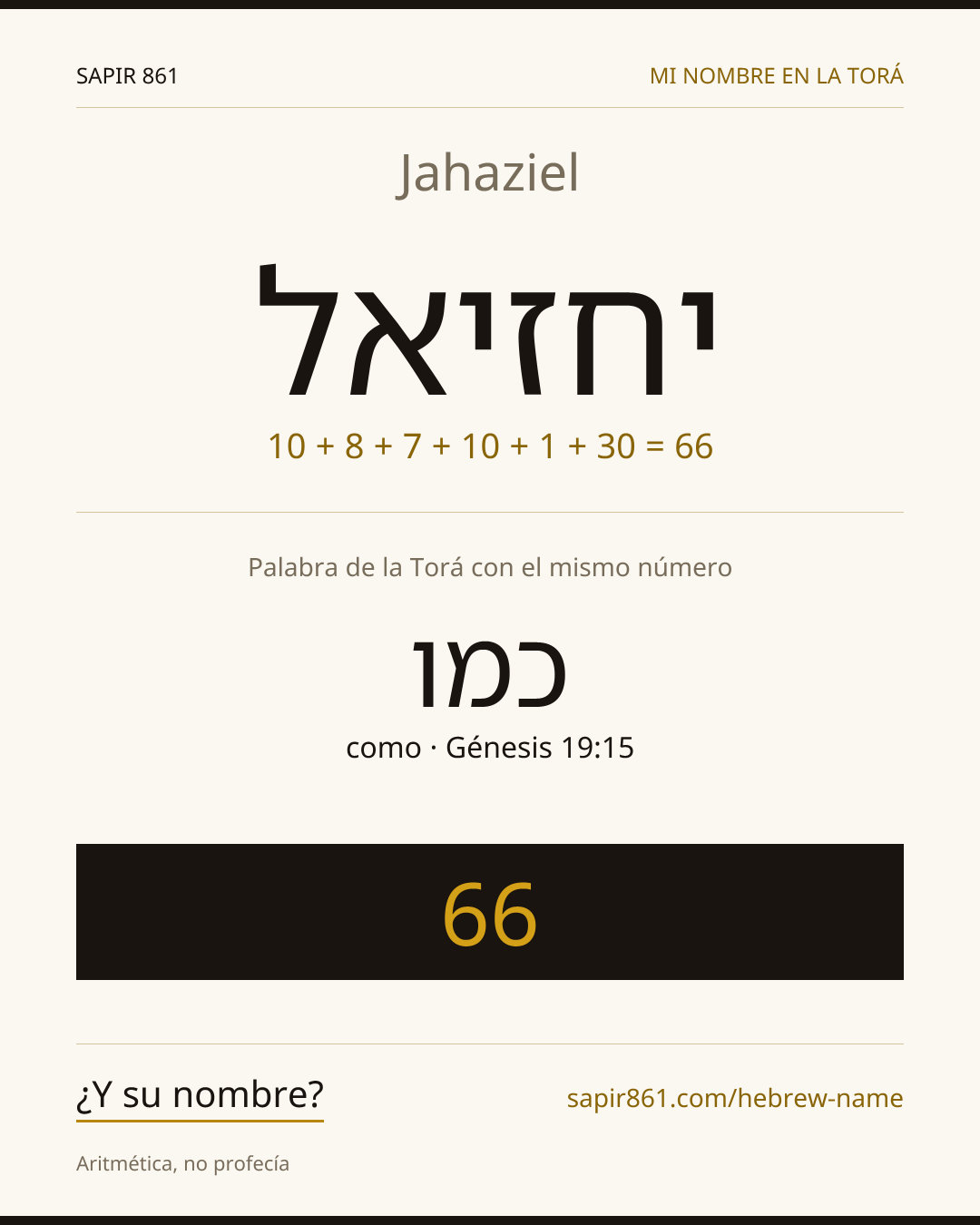 Jahaziel — יחזיאל