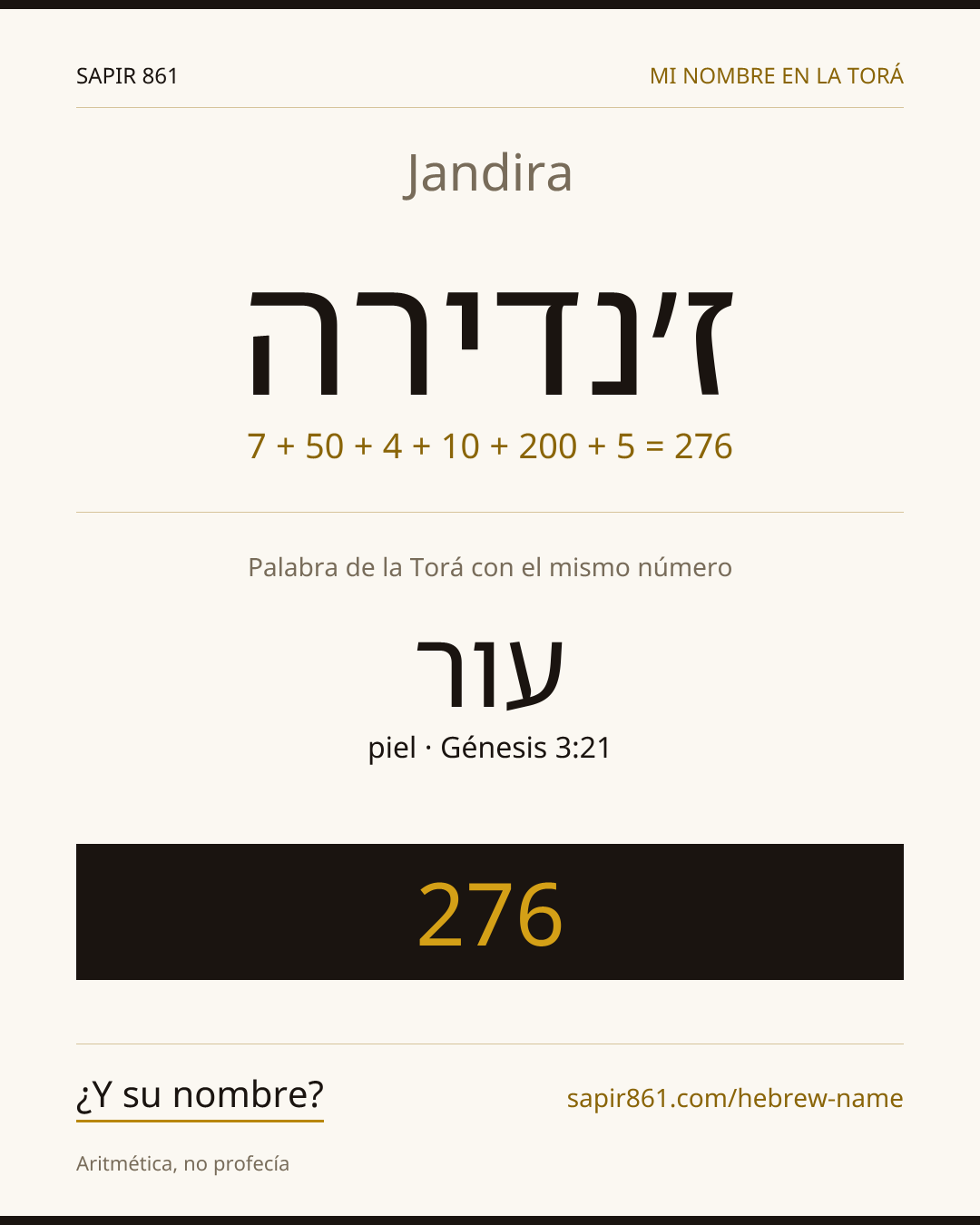 Jandira — ז׳נדירה
