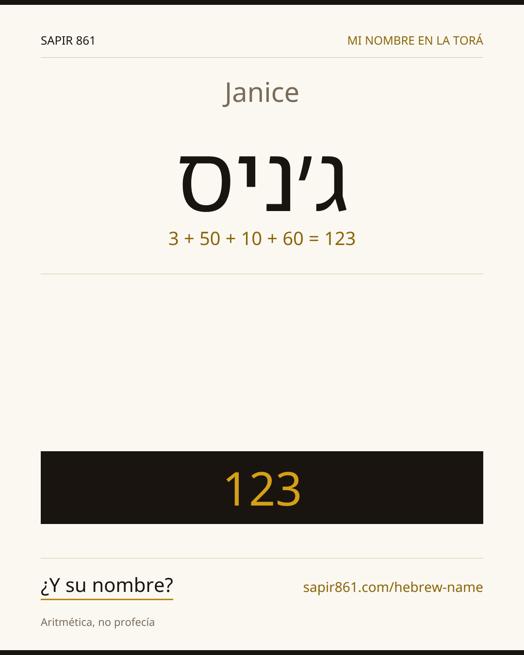 Janice — ג׳ניס