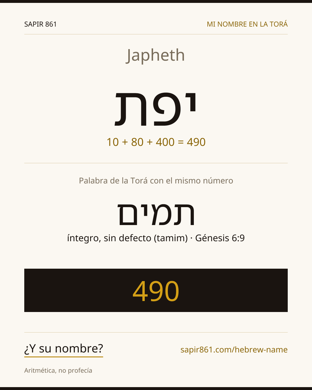 Japheth — יפת