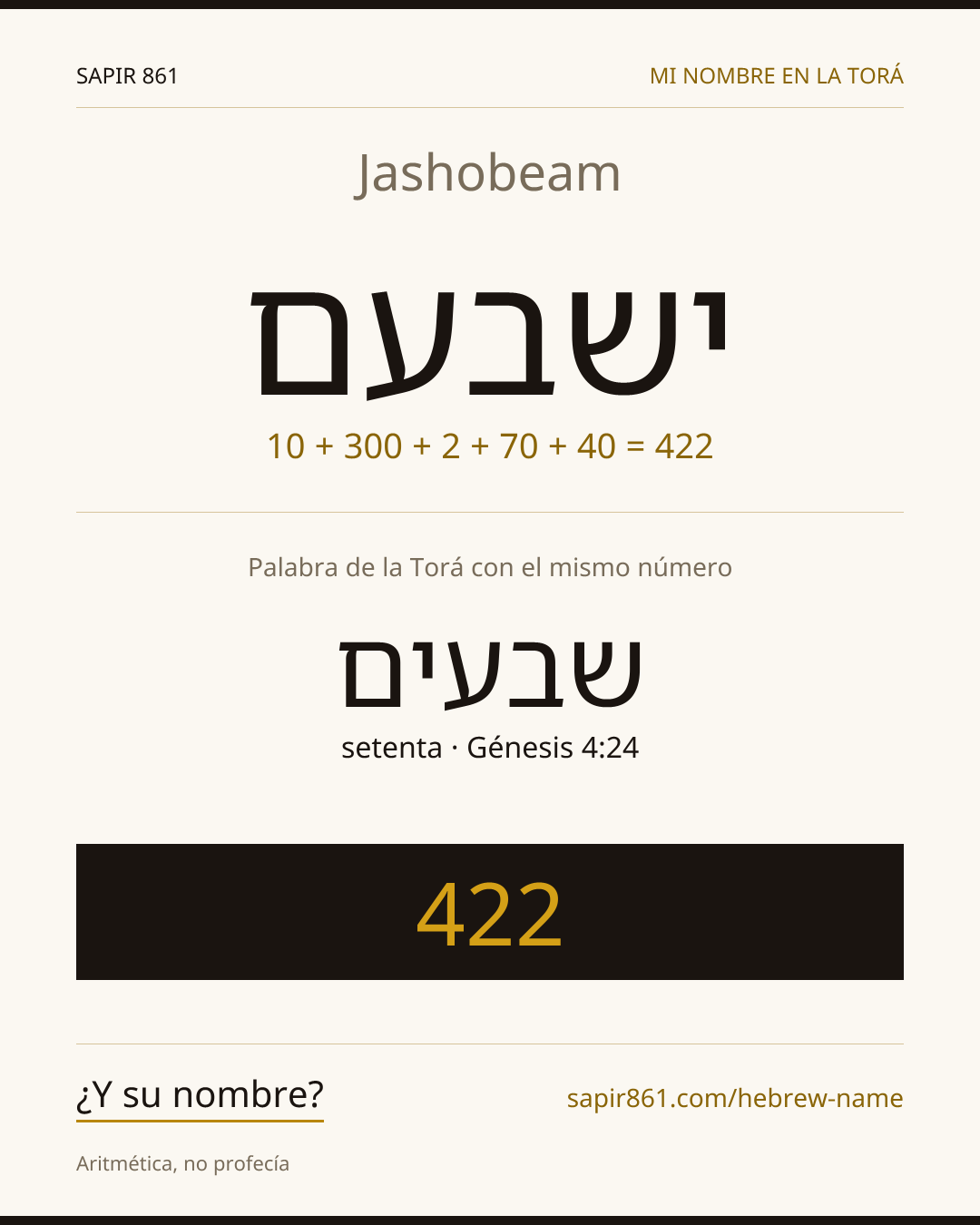 Jashobeam — ישבעם