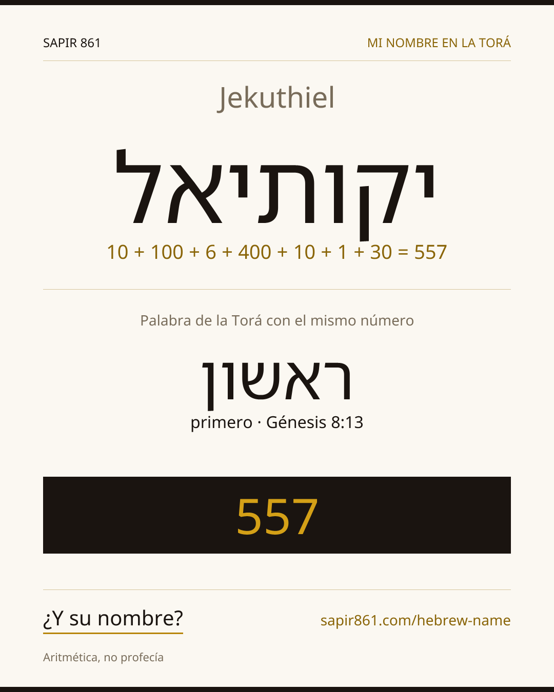 Jekuthiel — יקותיאל