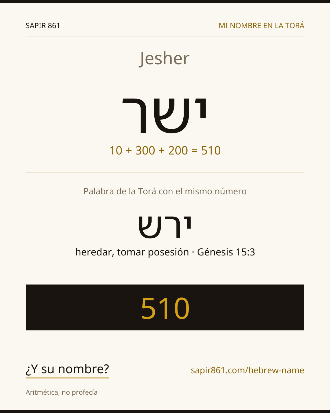Jesher — ישר