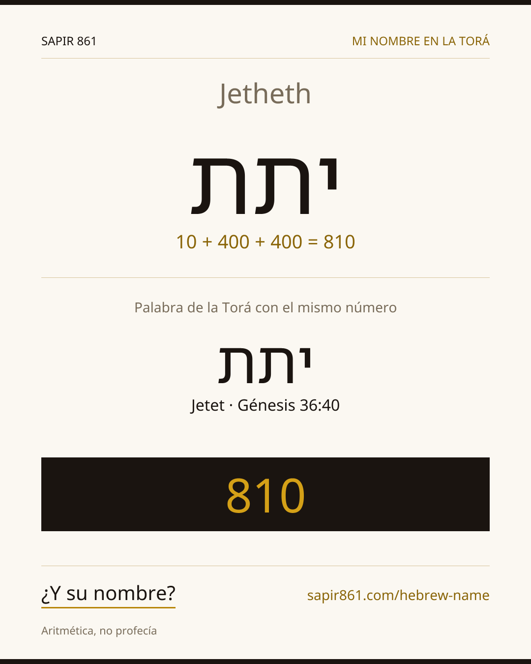 Jetheth — יתת
