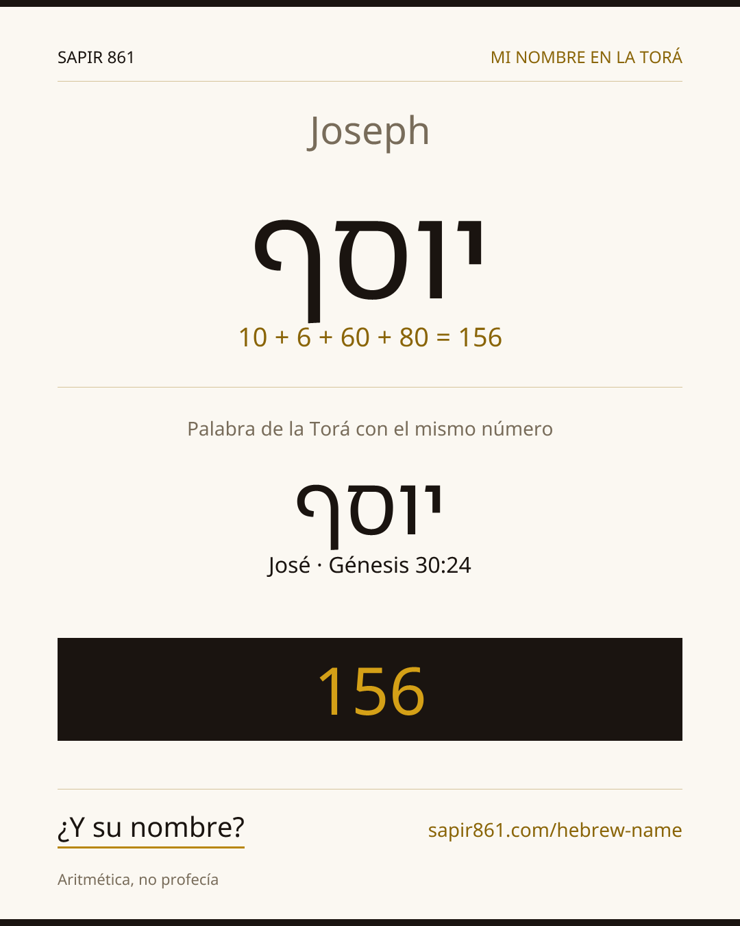 Joseph — יוסף