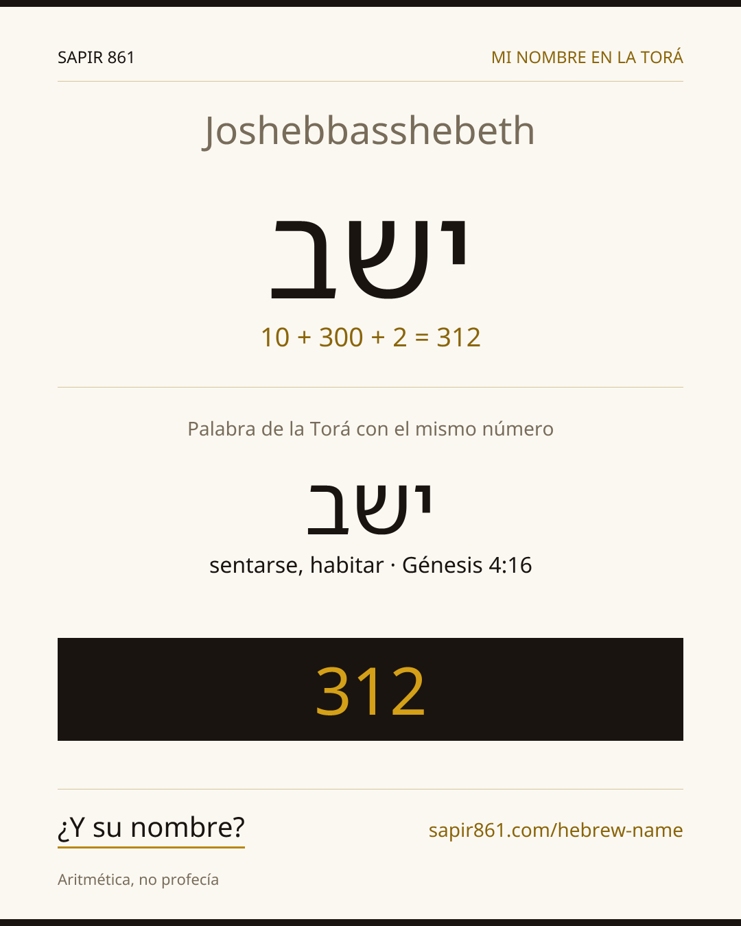 Joshebbasshebeth — ישב