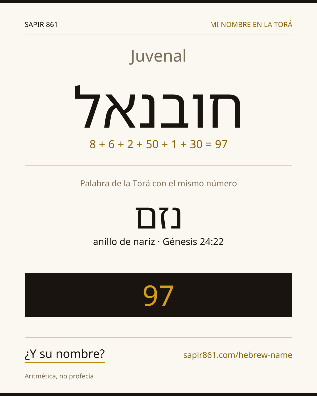 Juvenal — חובנאל