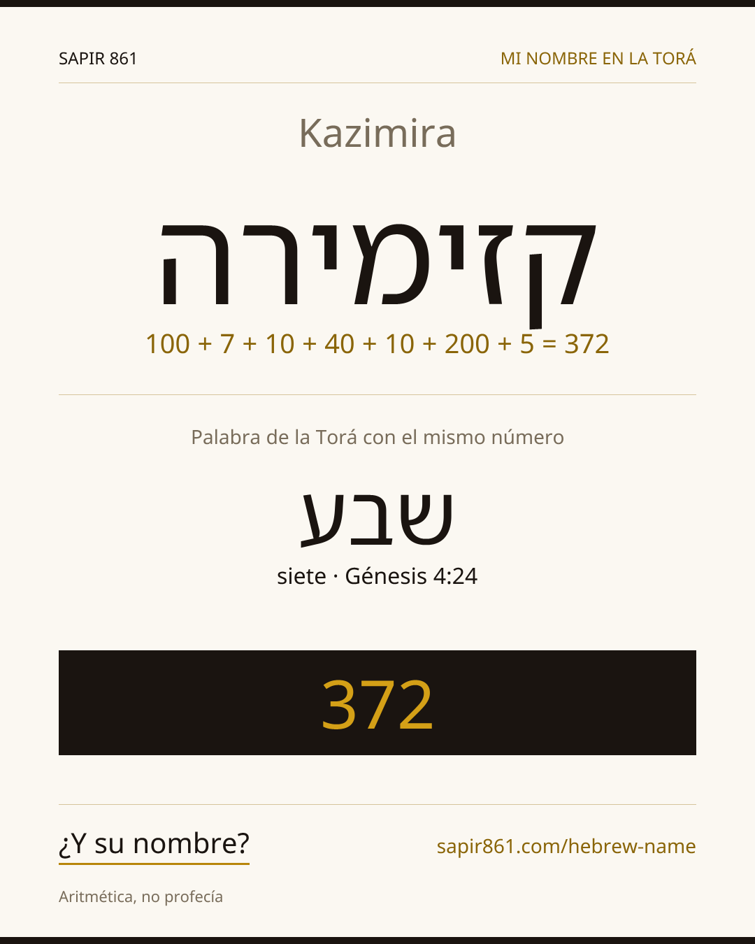 Kazimira — קזימירה
