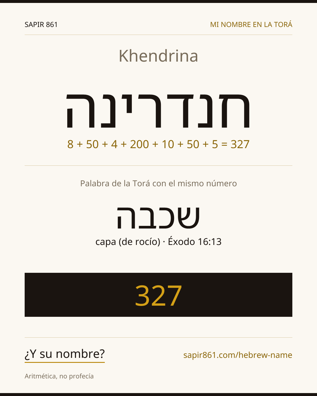 Khendrina — חנדרינה