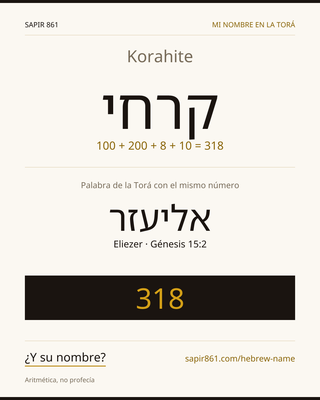 Korahite — קרחי