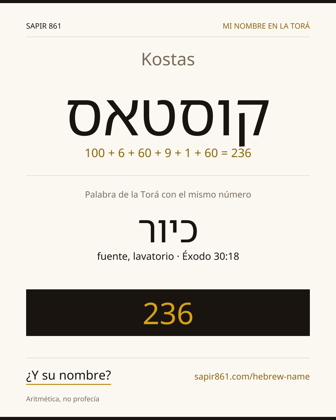 Kostas — קוסטאס