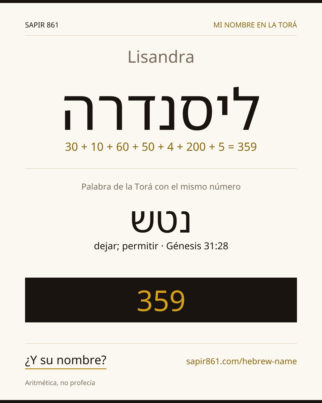 Lisandra — ליסנדרה