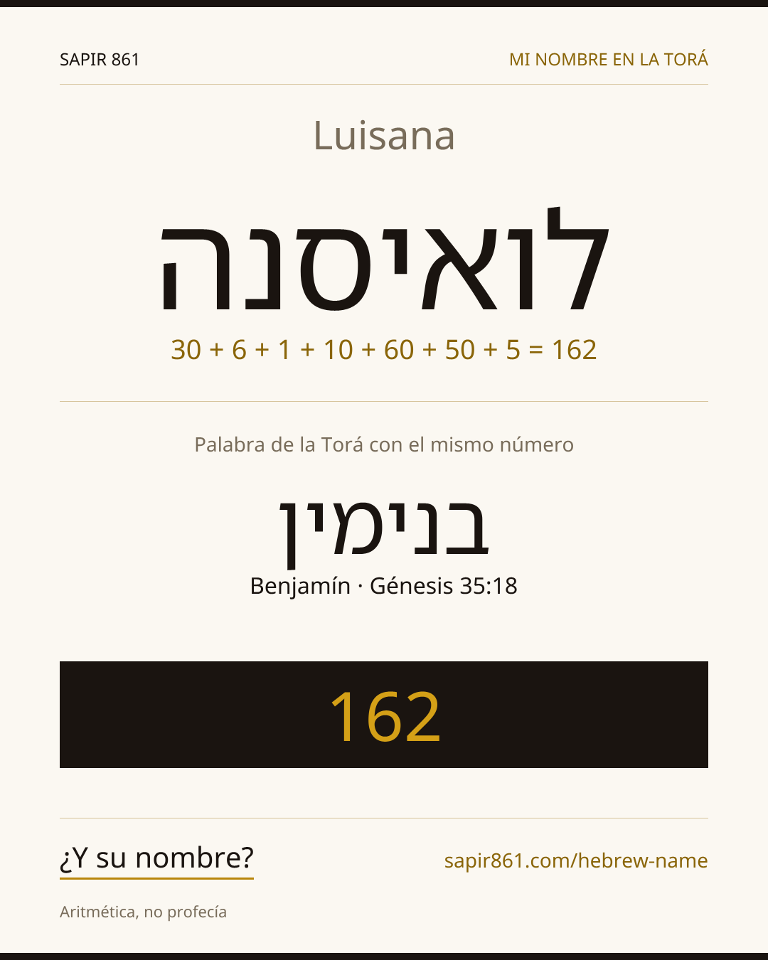 Luisana — לואיסנה