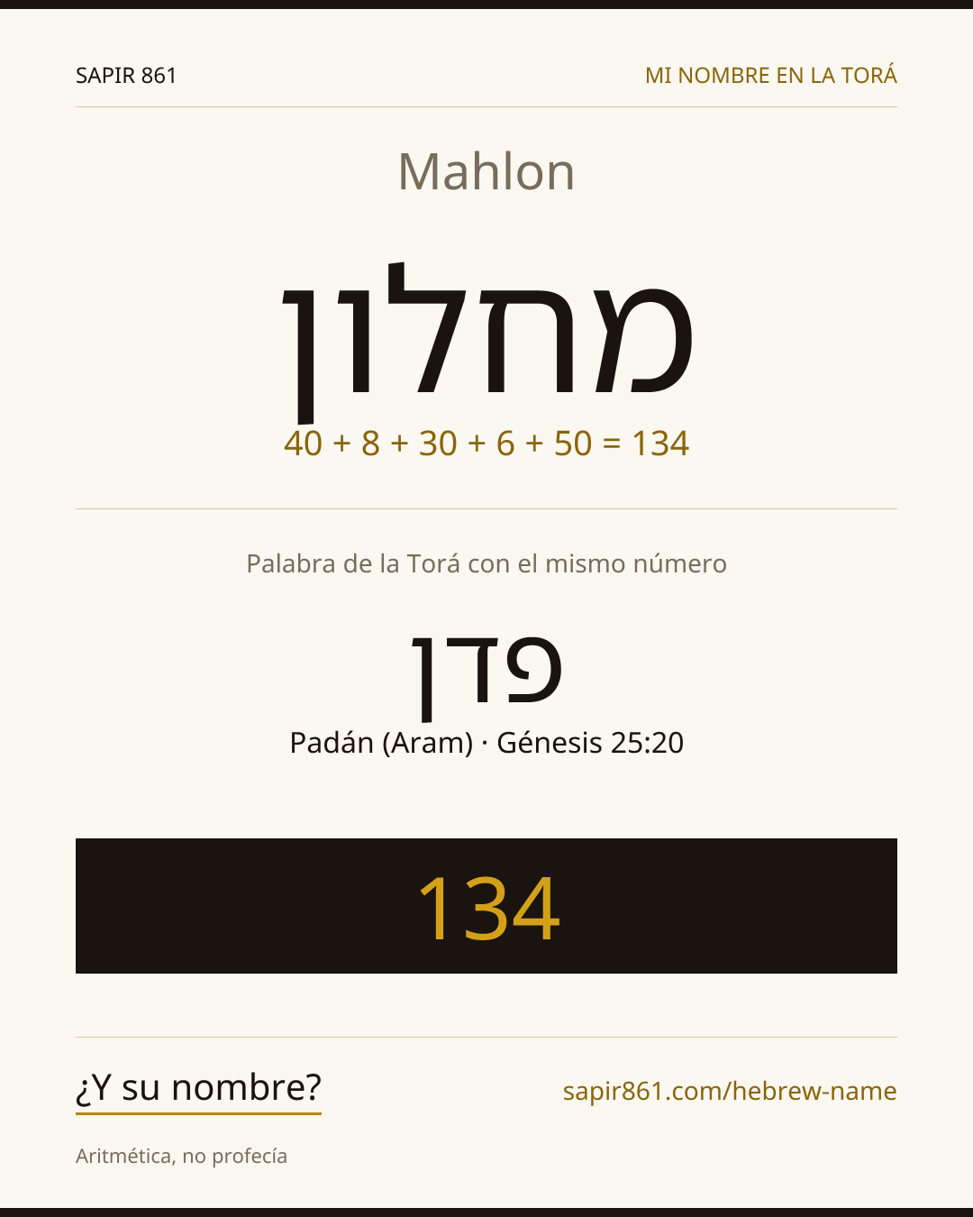 Mahlon — מחלון