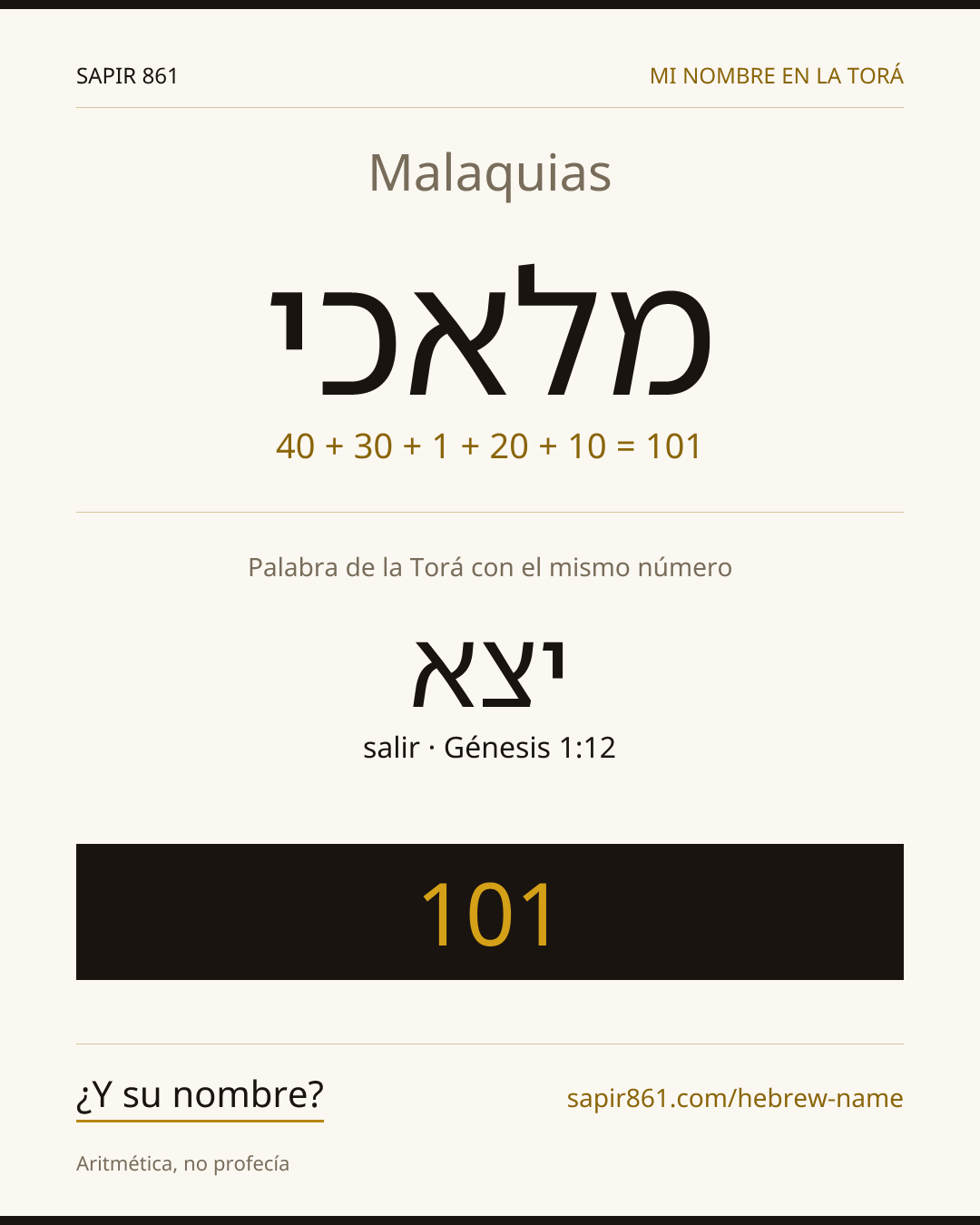 Malaquias — מלאכי