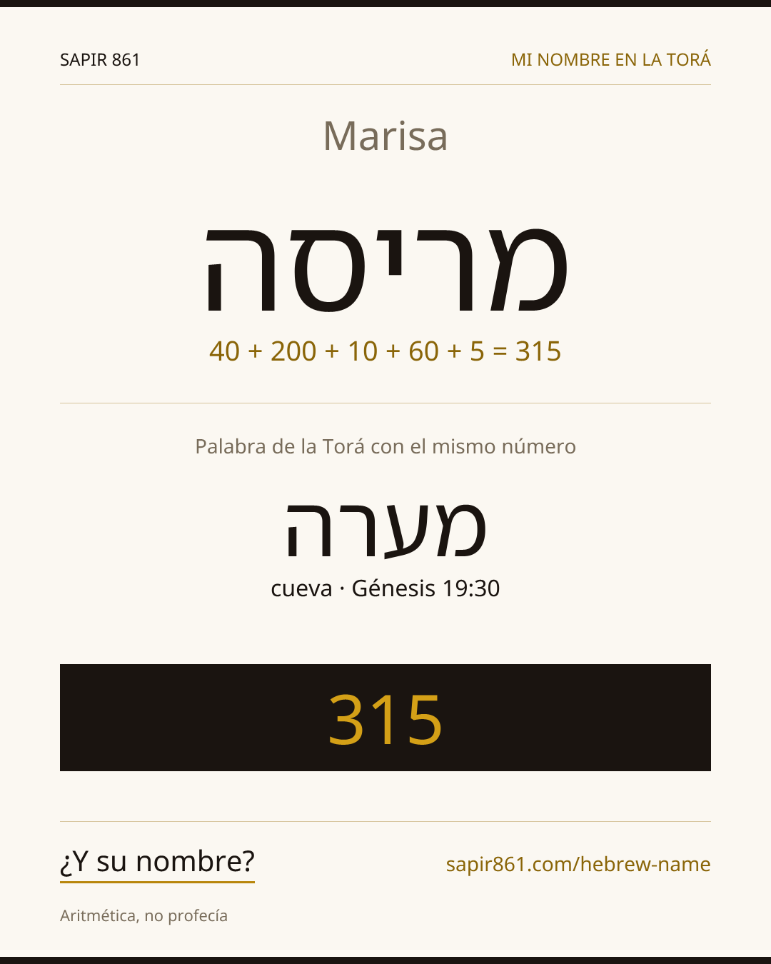 Marisa — מריסה