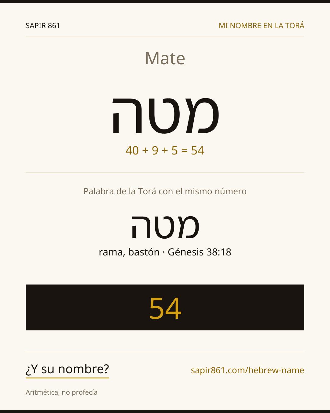 Mate — מטה