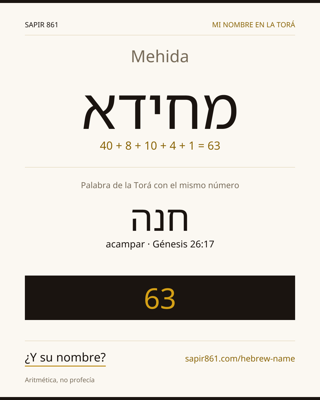 Mehida — מחידא