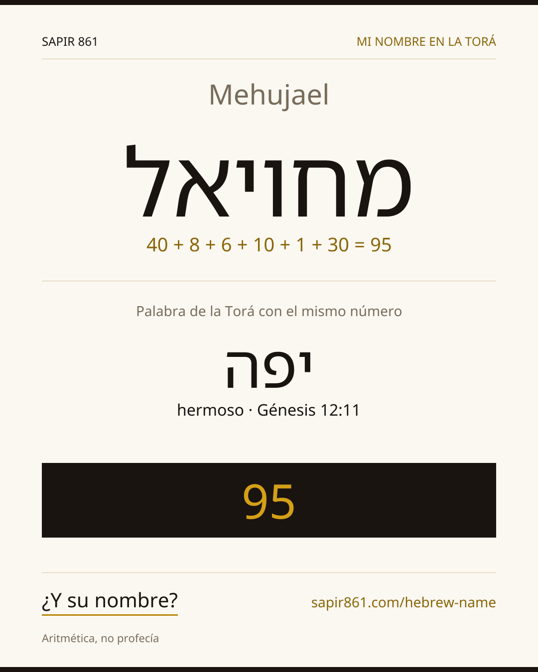 Mehujael — מחויאל