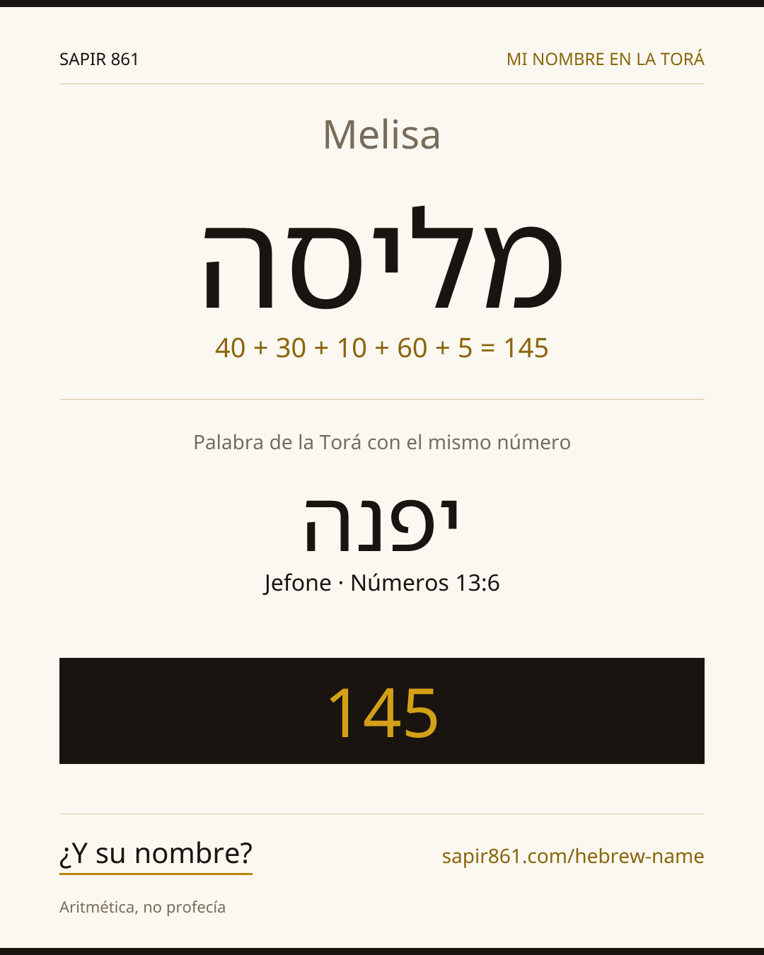 Melisa — מליסה