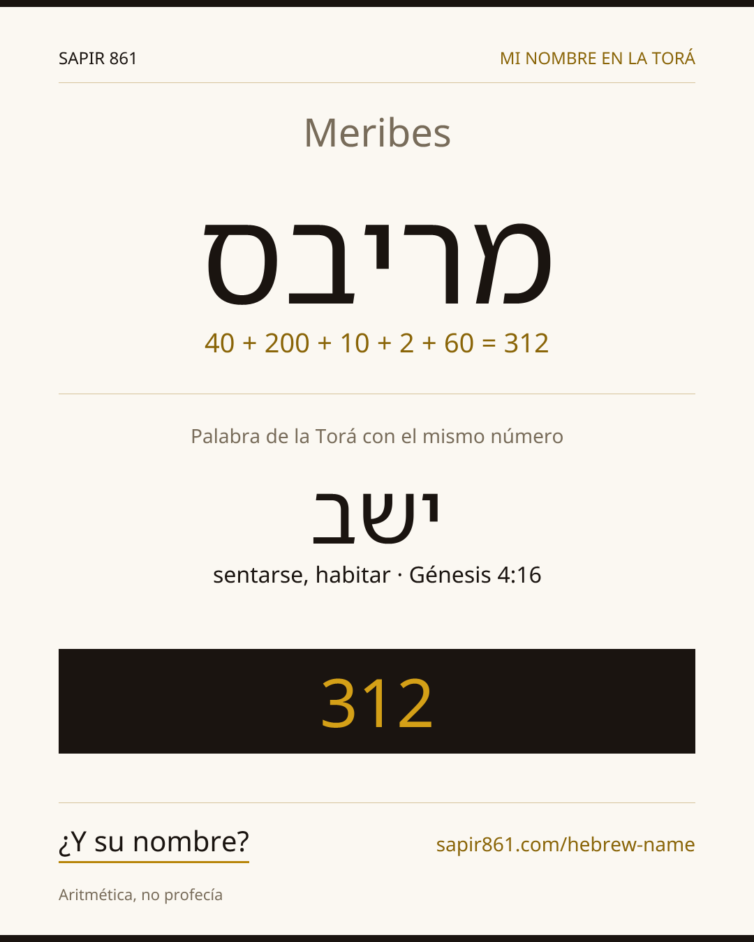 Meribes — מריבס