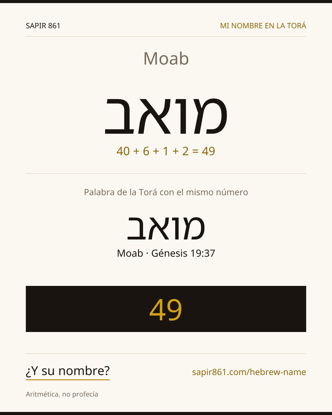 Moab — מואב
