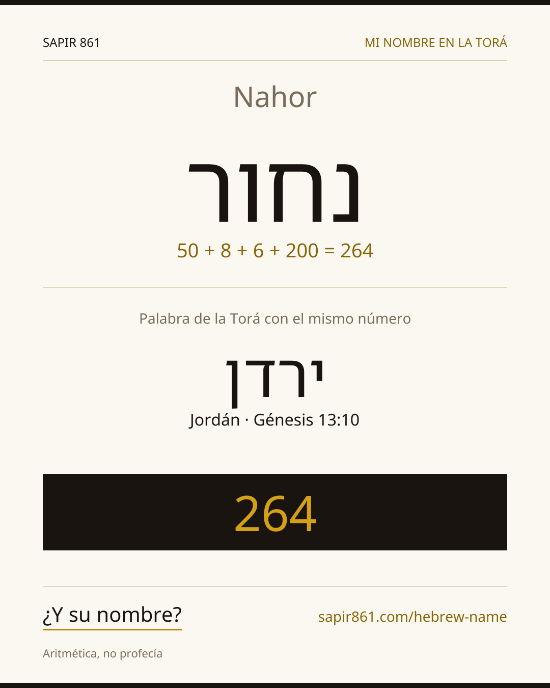 Nahor — נחור