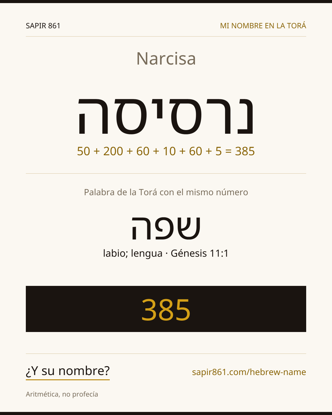 Narcisa — נרסיסה