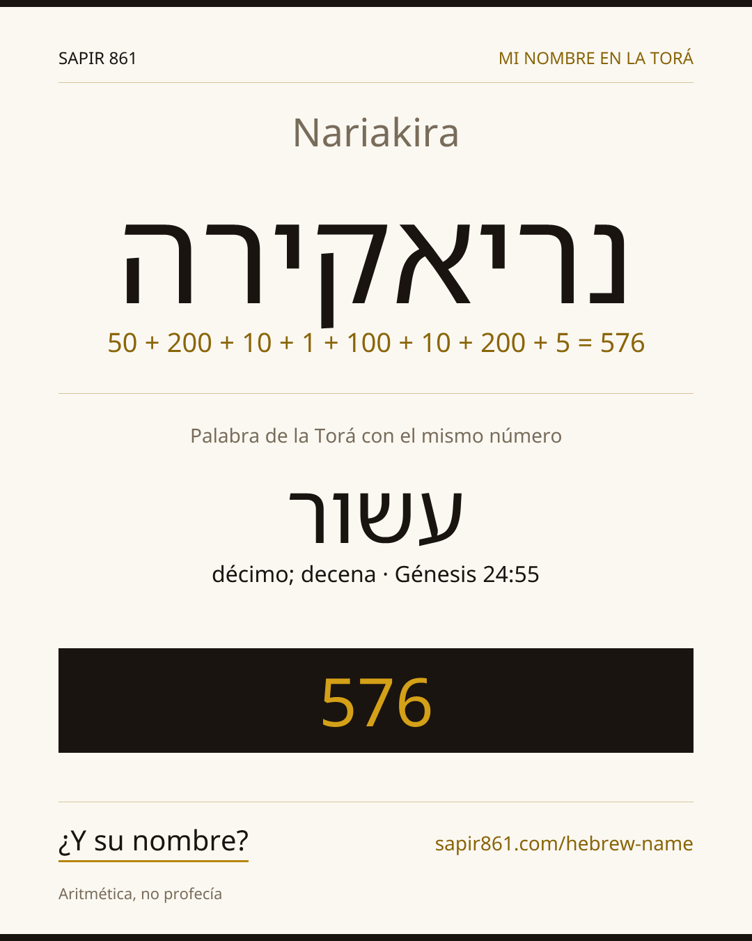 Nariakira — נריאקירה