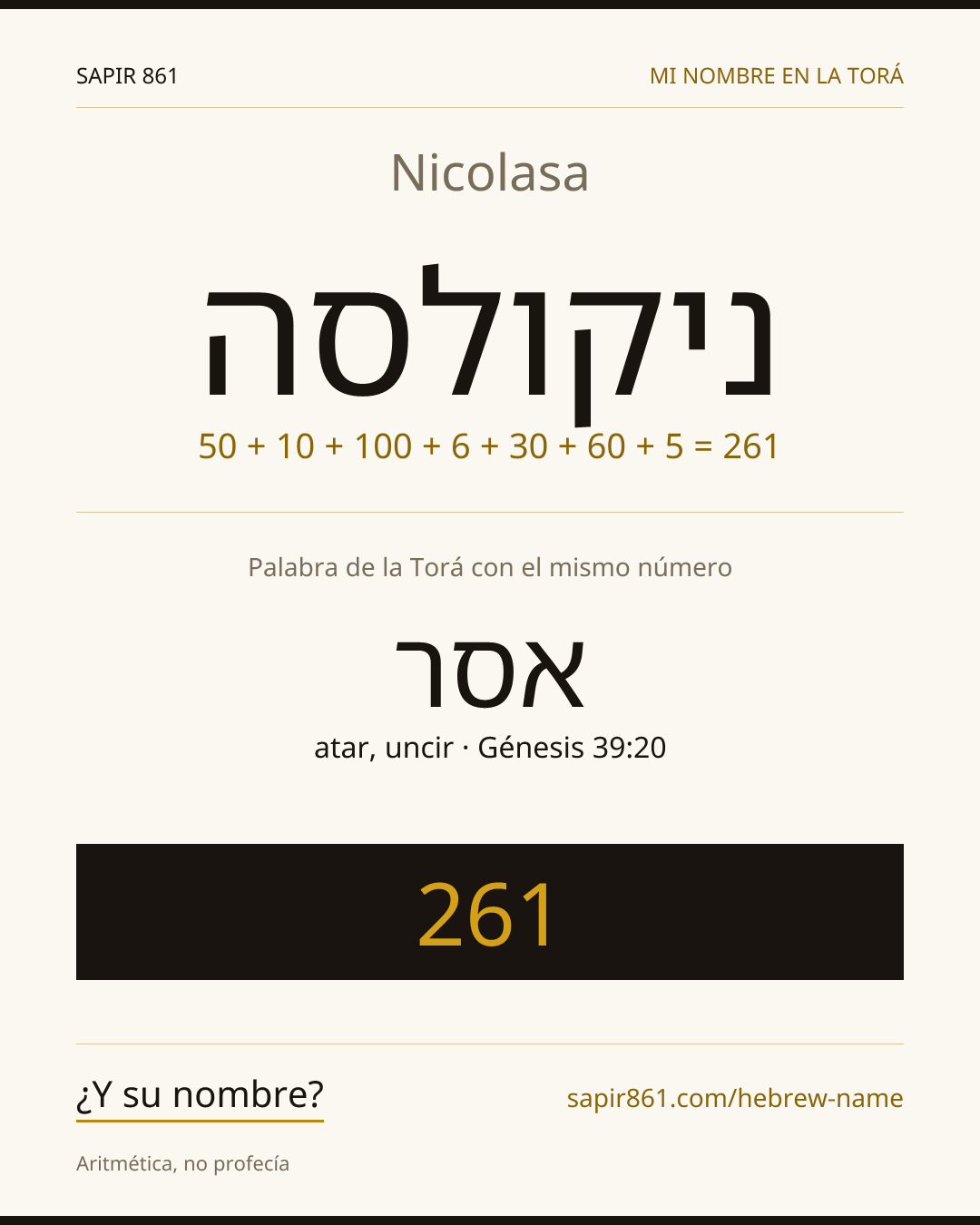 Nicolasa — ניקולסה