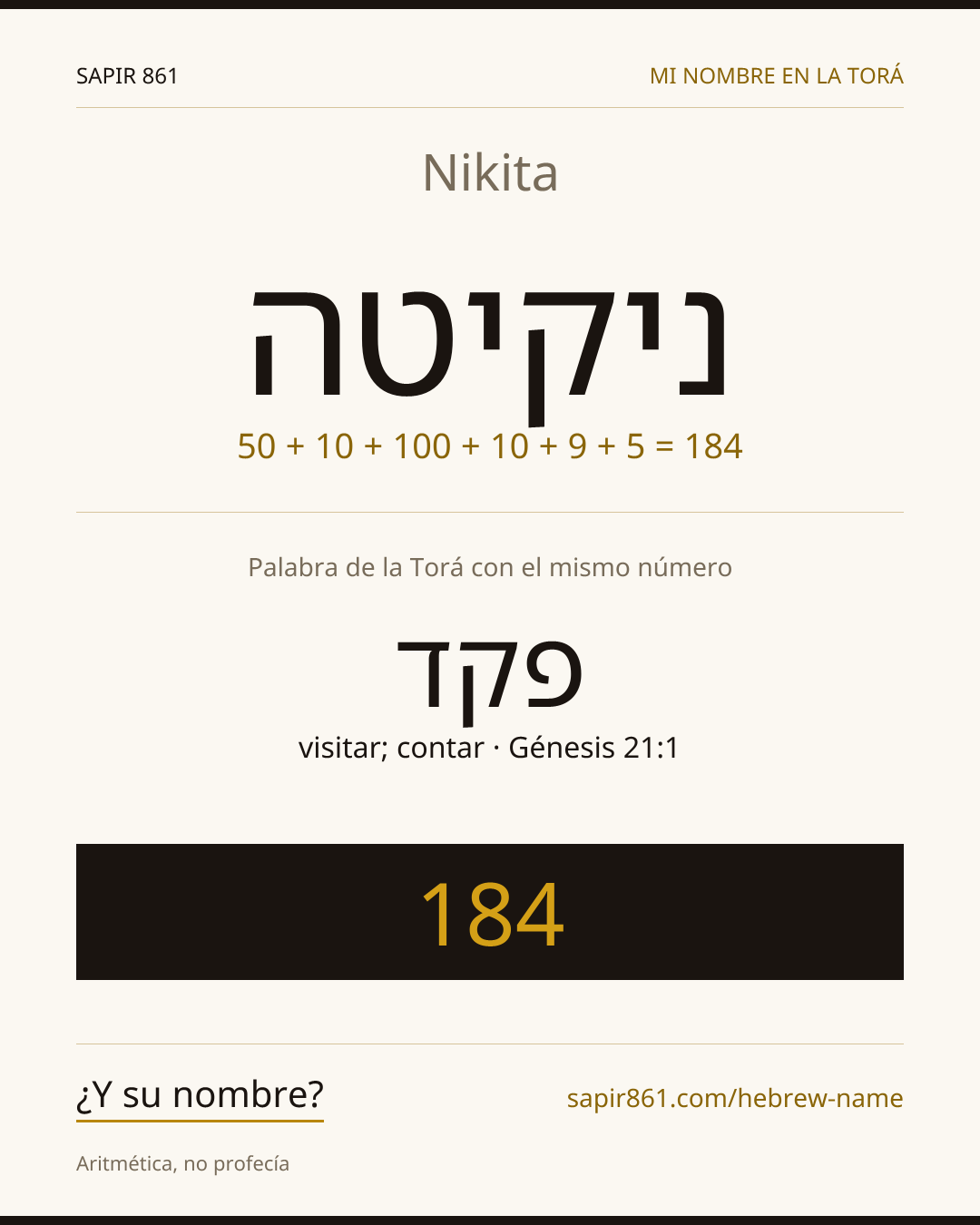 Nikita — ניקיטה
