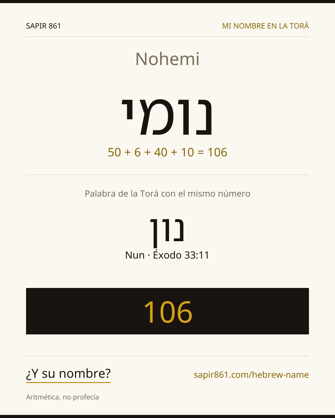 Nohemi — נומי