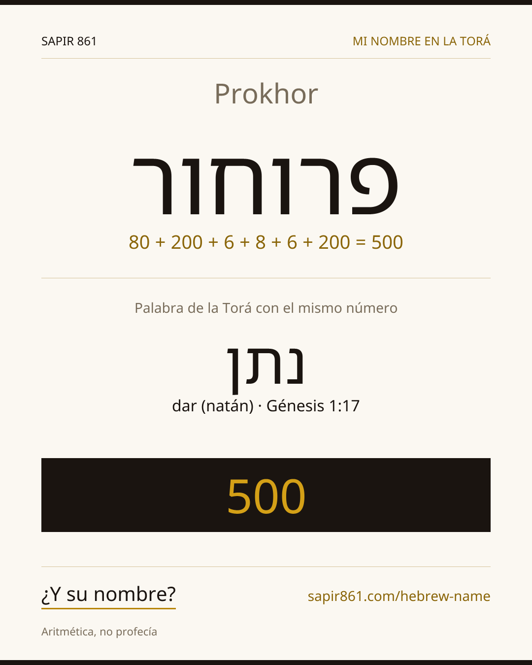 Prokhor — פרוחור