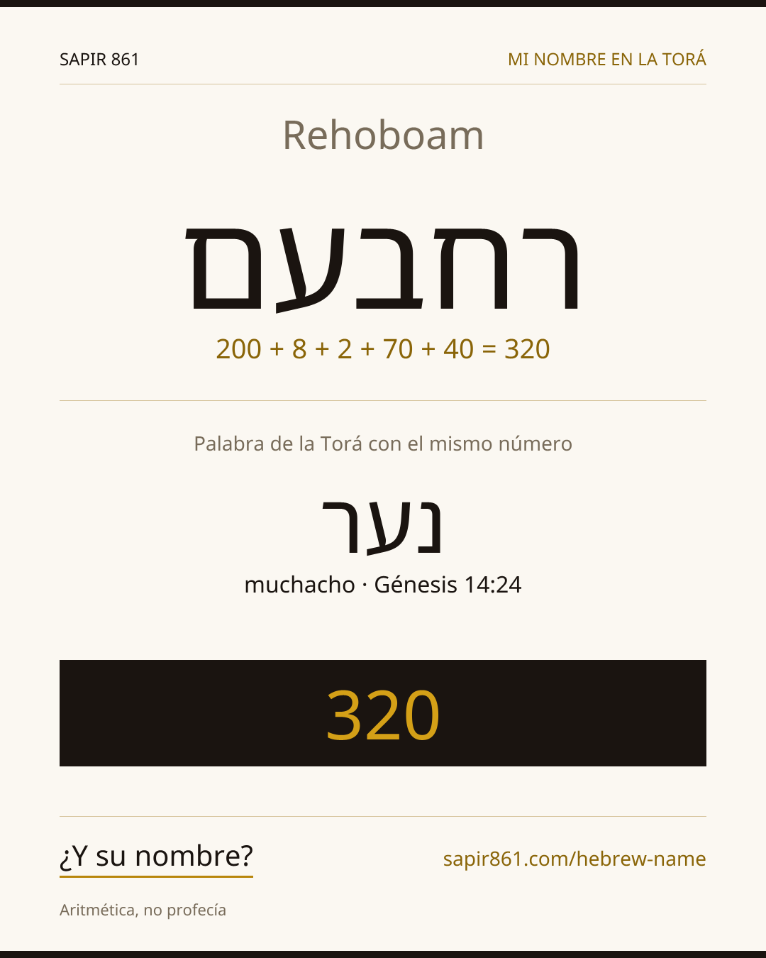 Rehoboam — רחבעם