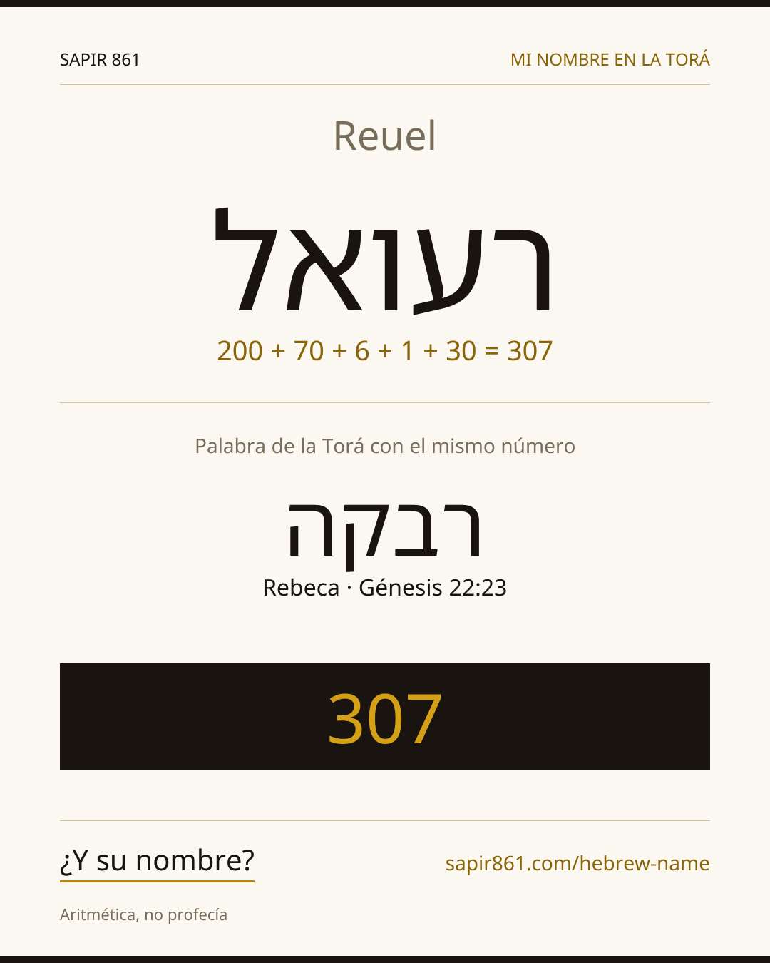 Reuel — רעואל