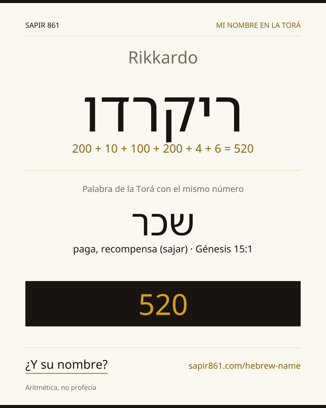 Rikkardo — ריקרדו