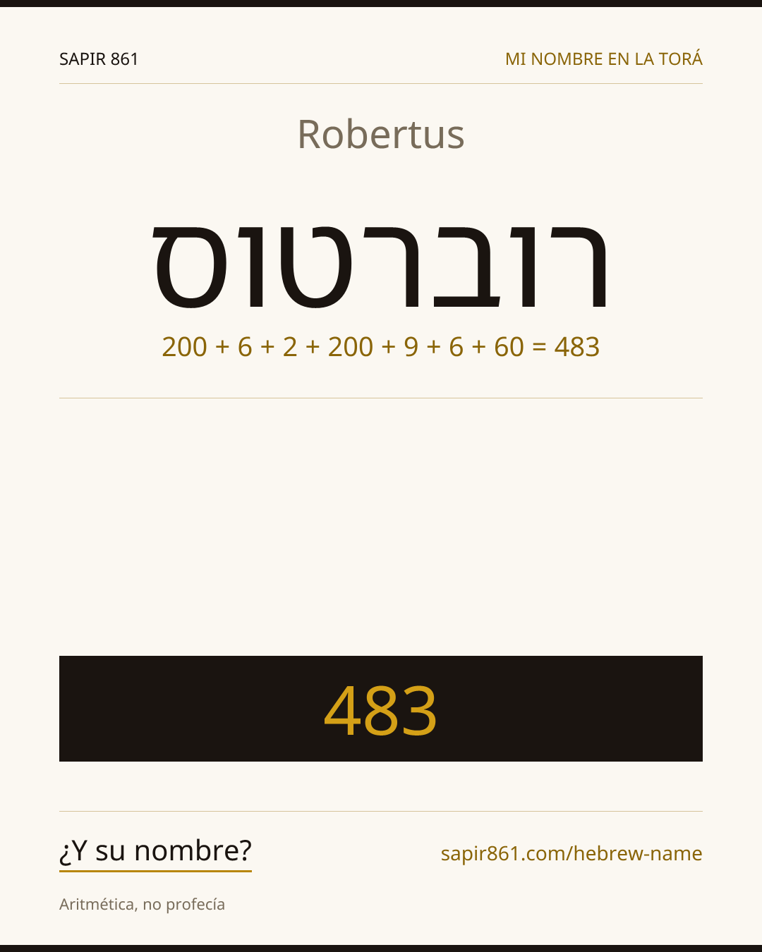 Robertus — רוברטוס