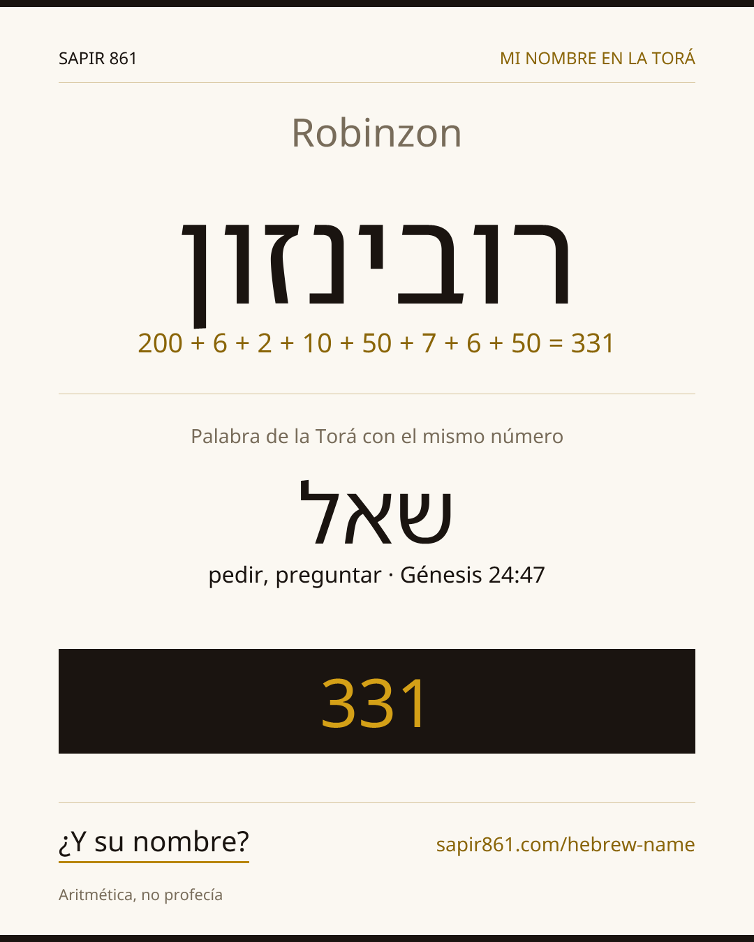 Robinzon — רובינזון