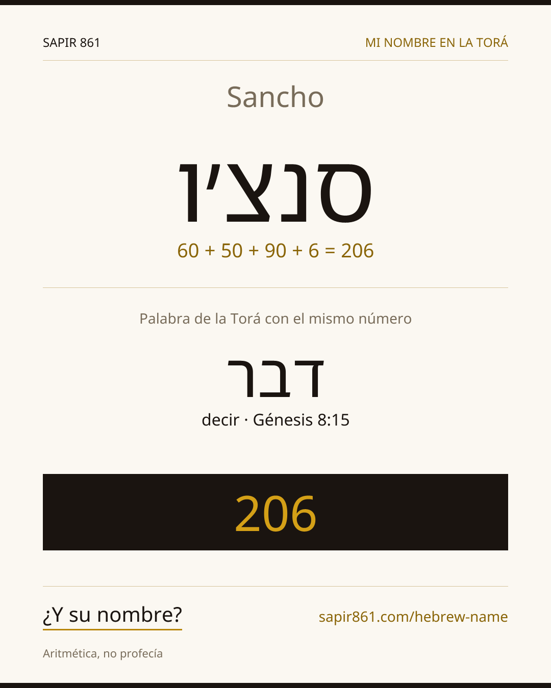 Sancho — סנצ׳ו