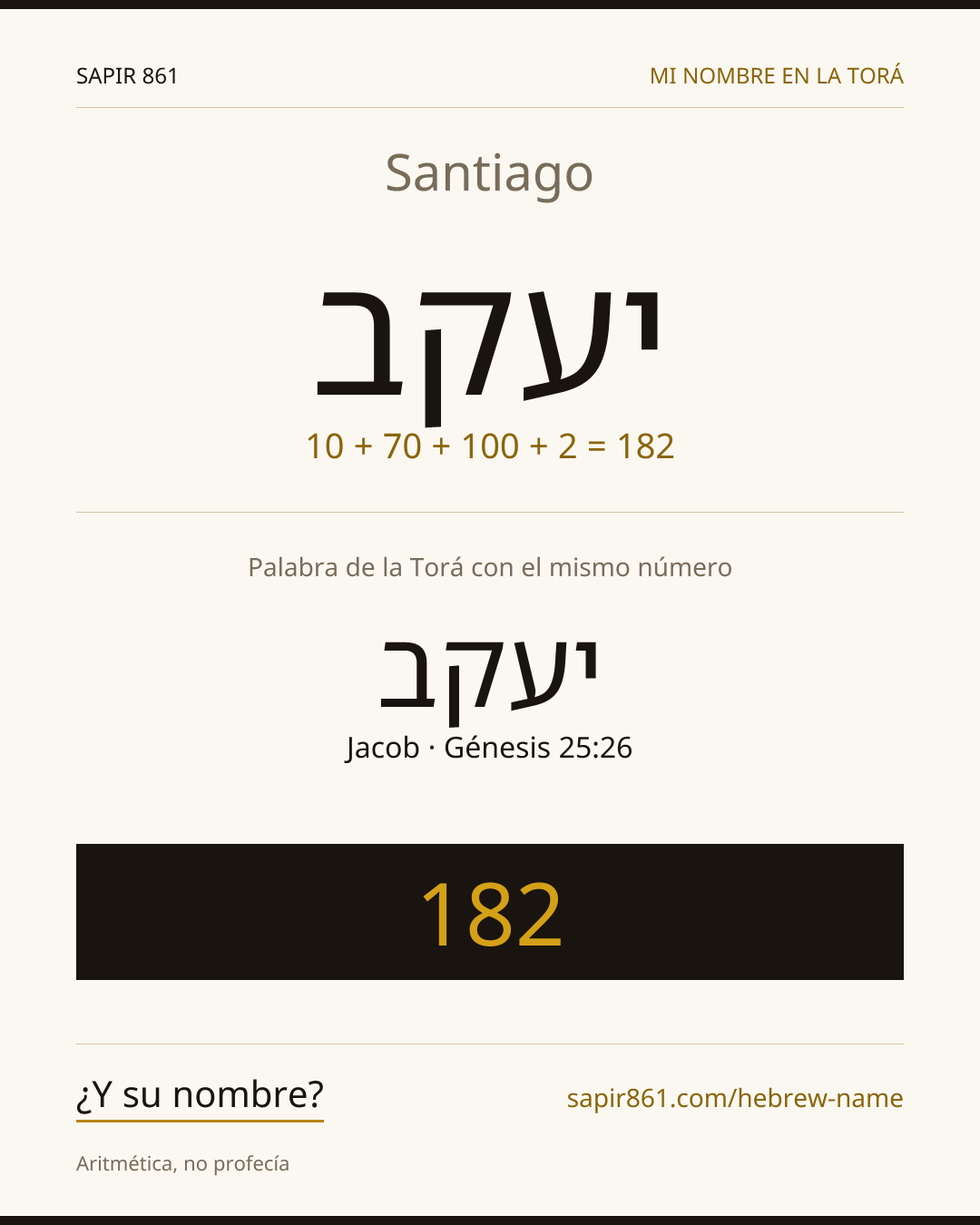 Santiago — יעקב