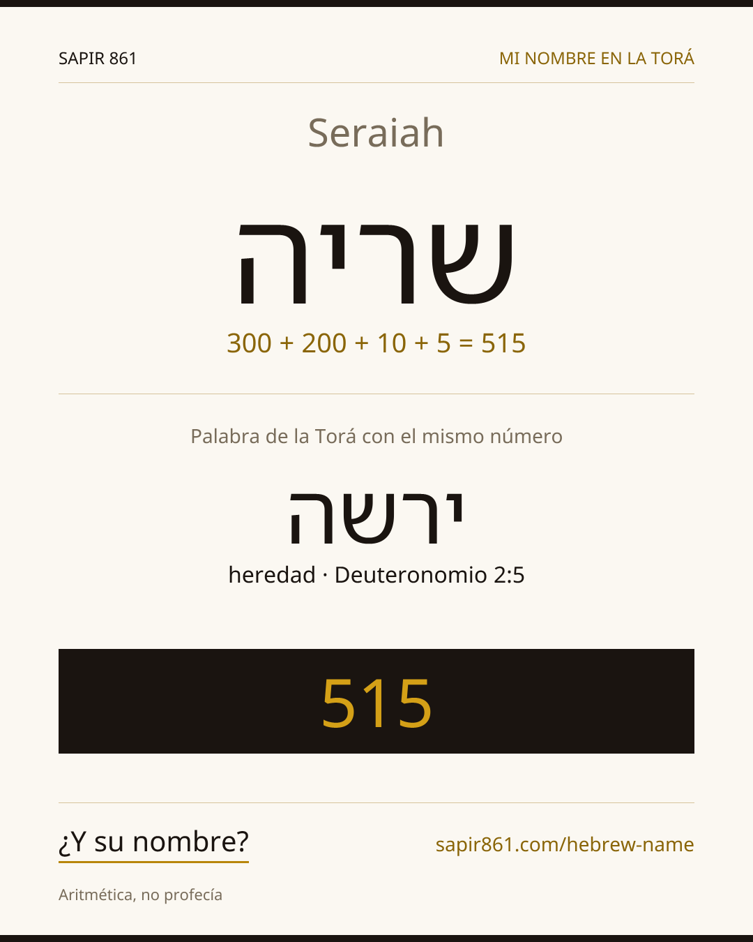 Seraiah — שריה