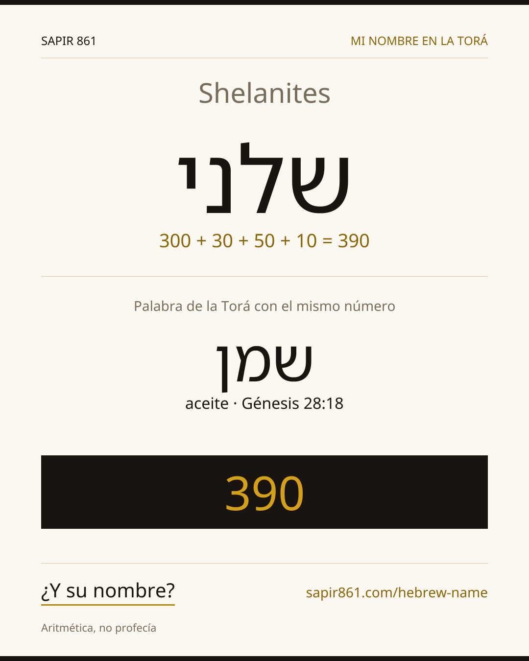 Shelanites — שלני