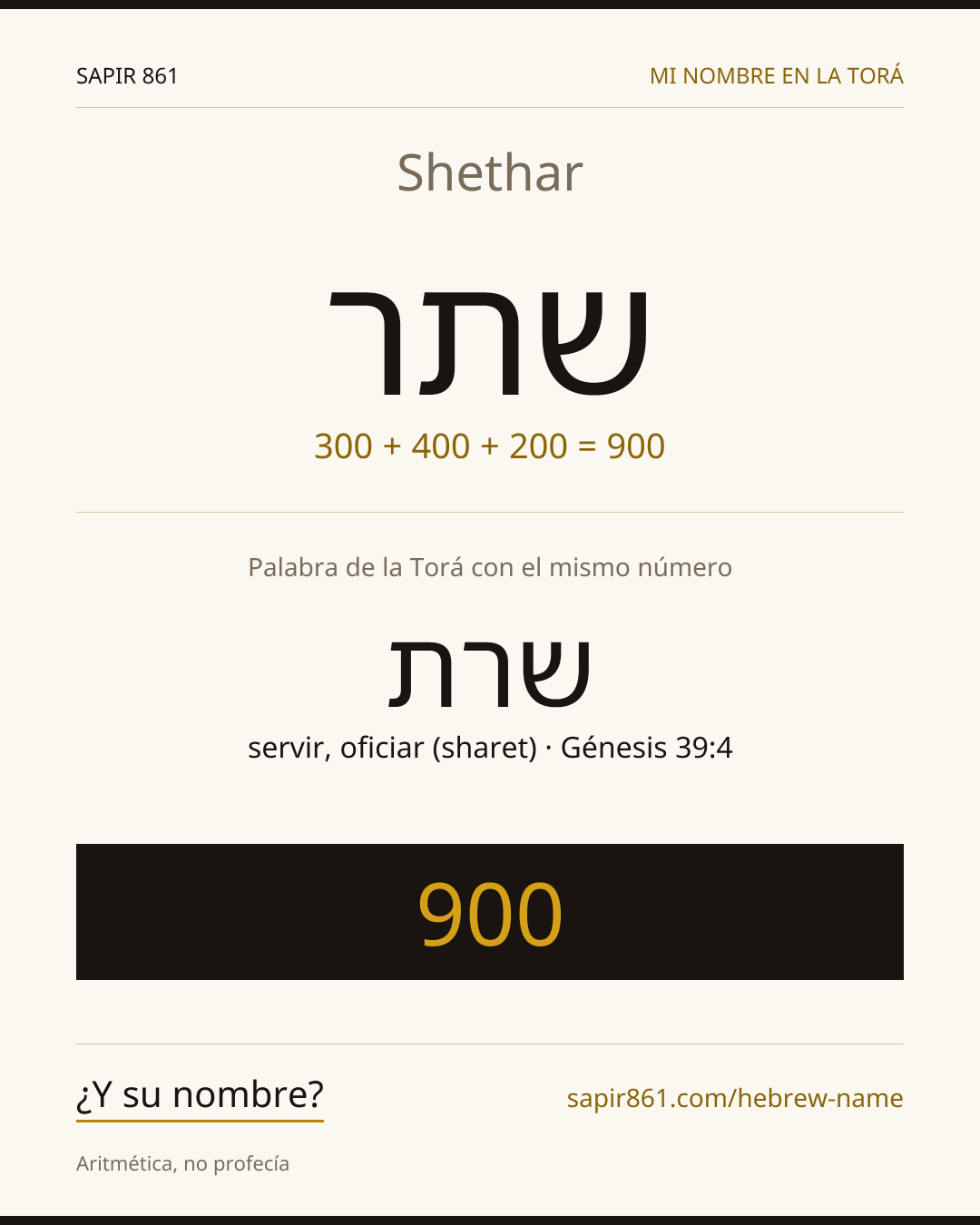Shethar — שתר
