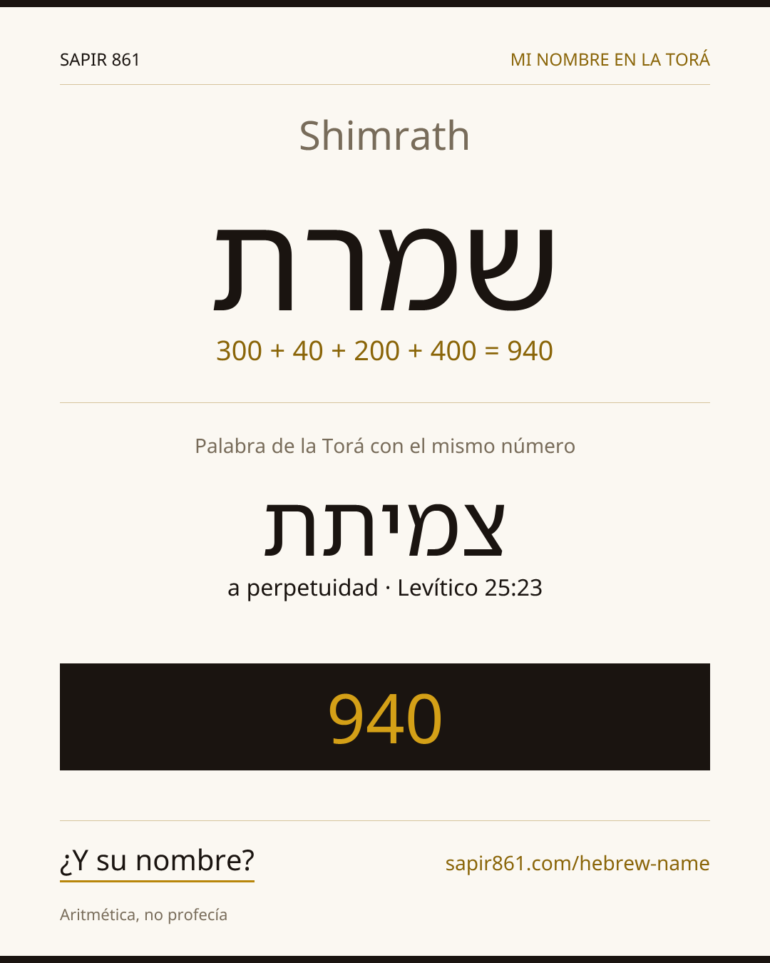 Shimrath — שמרת