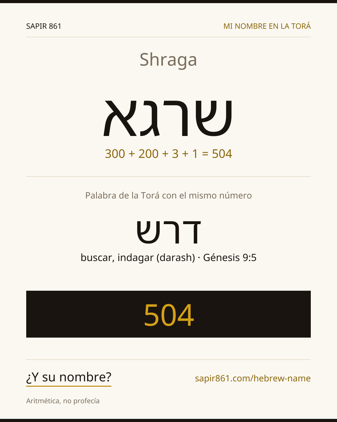 Shraga — שרגא
