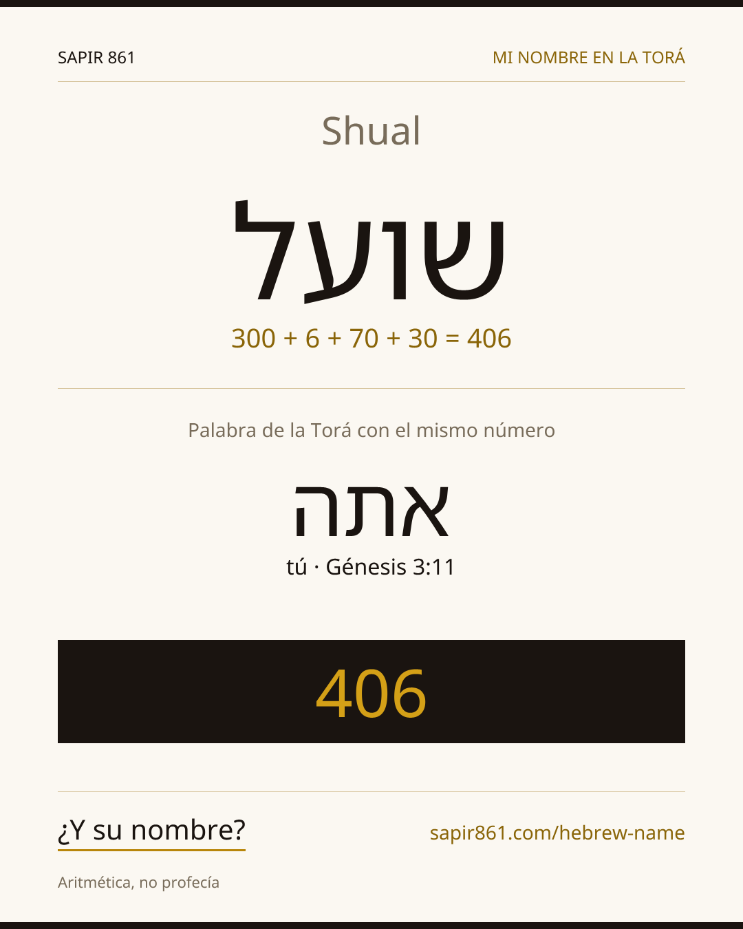 Shual — שועל