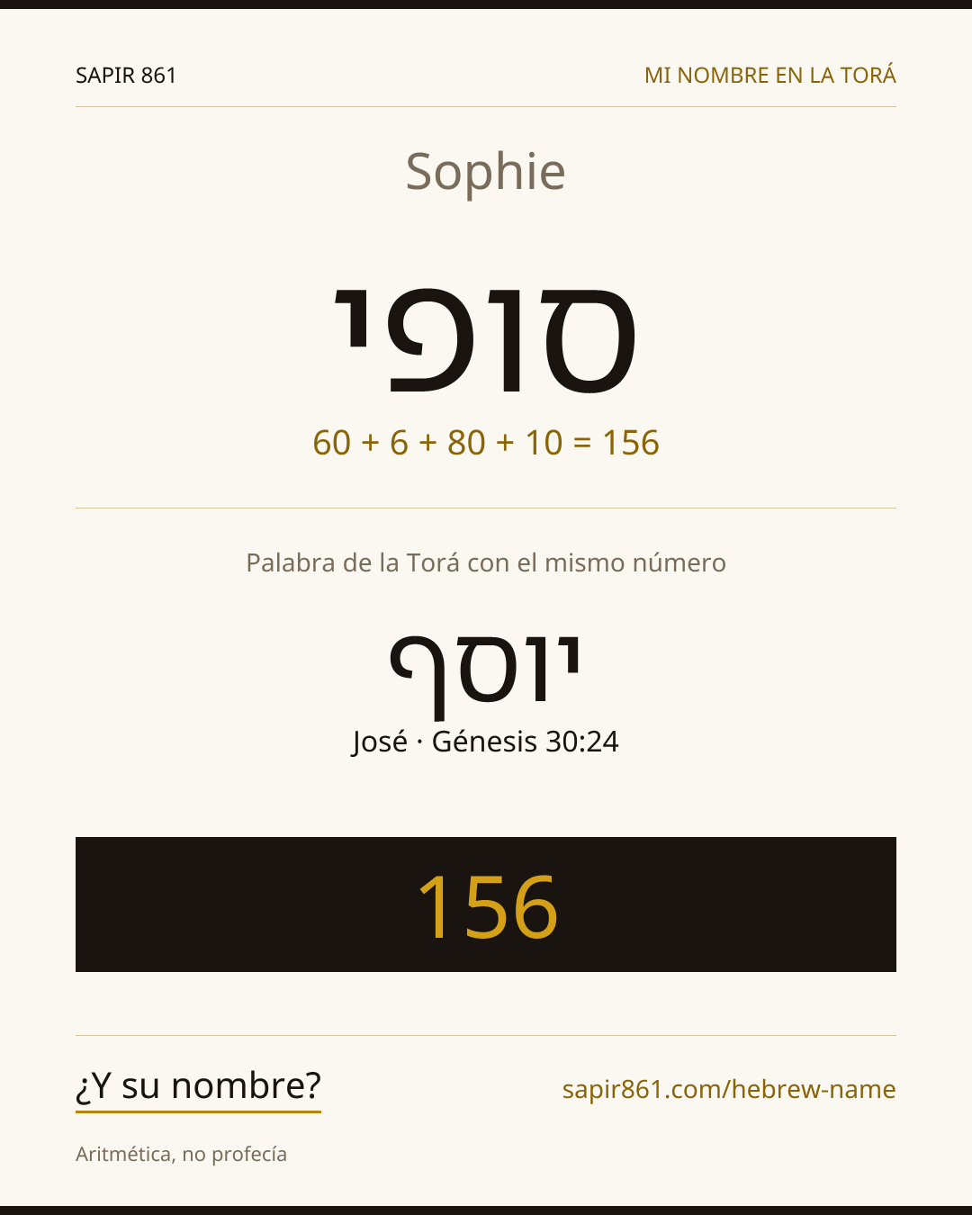 Sophie — סופי