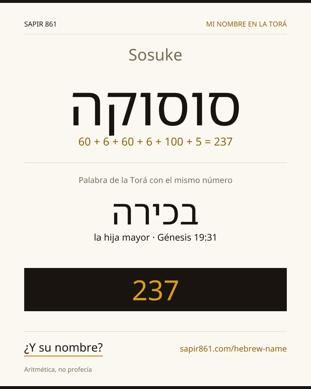 Sosuke — סוסוקה