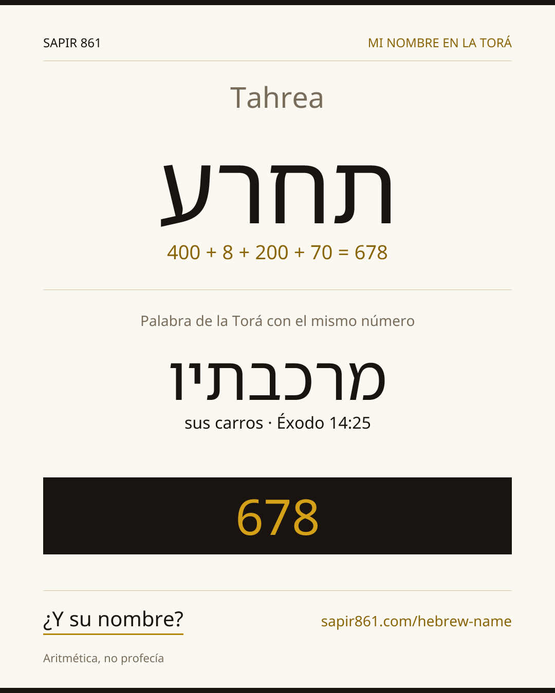 Tahrea — תחרע