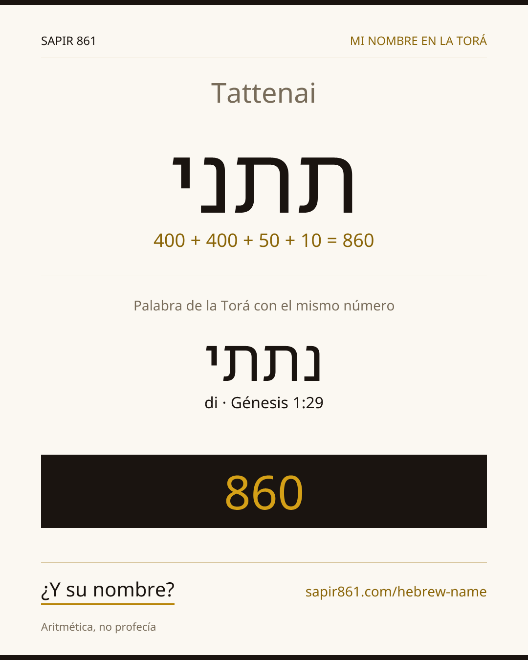 Tattenai — תתני